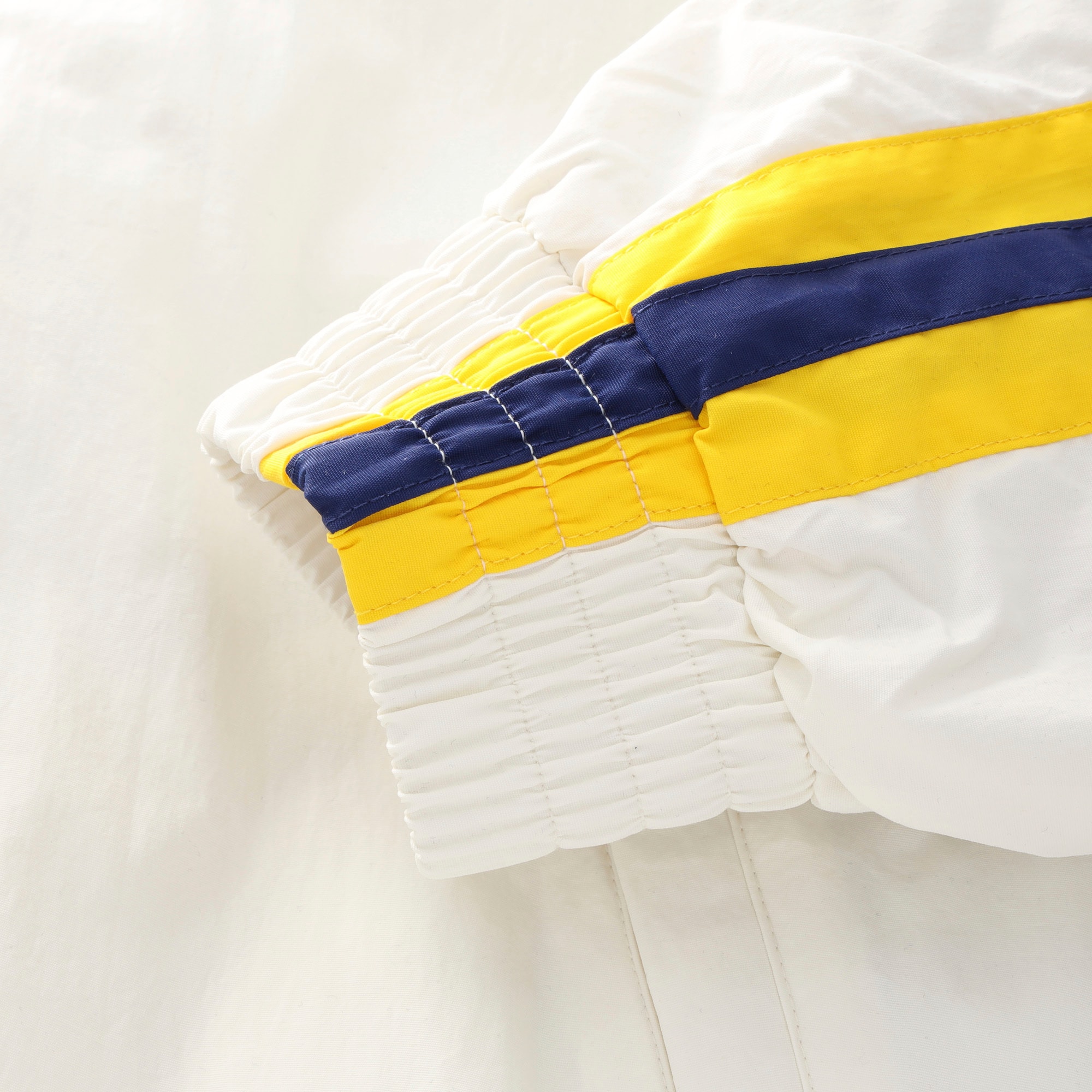 Leeds United x Mitchell & Ness Placket Windbreaker - White - Mens