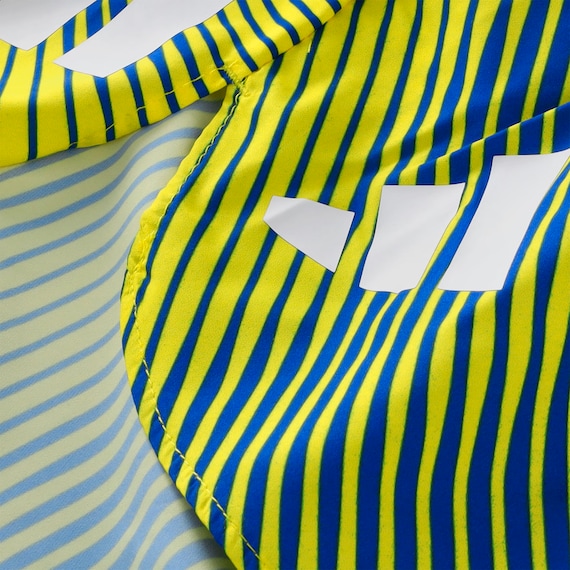 running shorts yellow