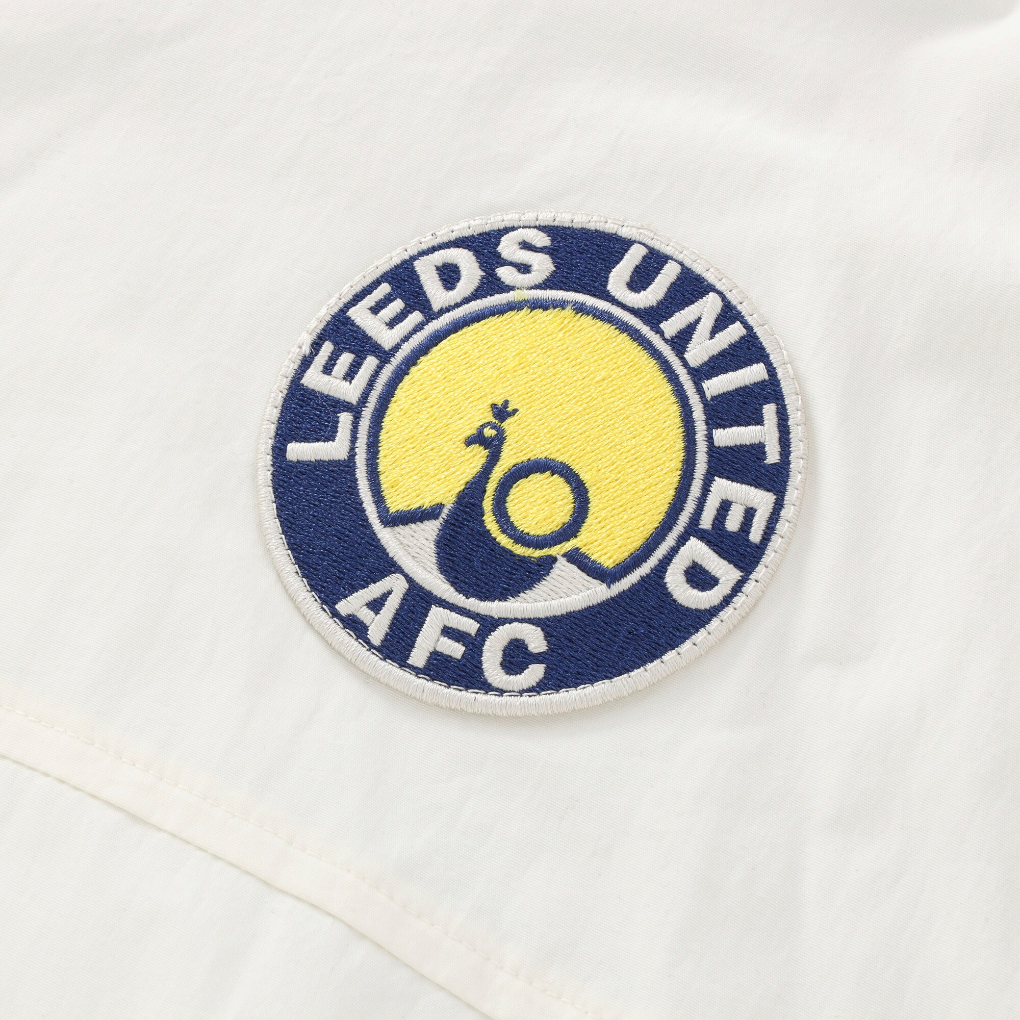 Leeds United x Mitchell & Ness Placket Windbreaker - White - Mens
