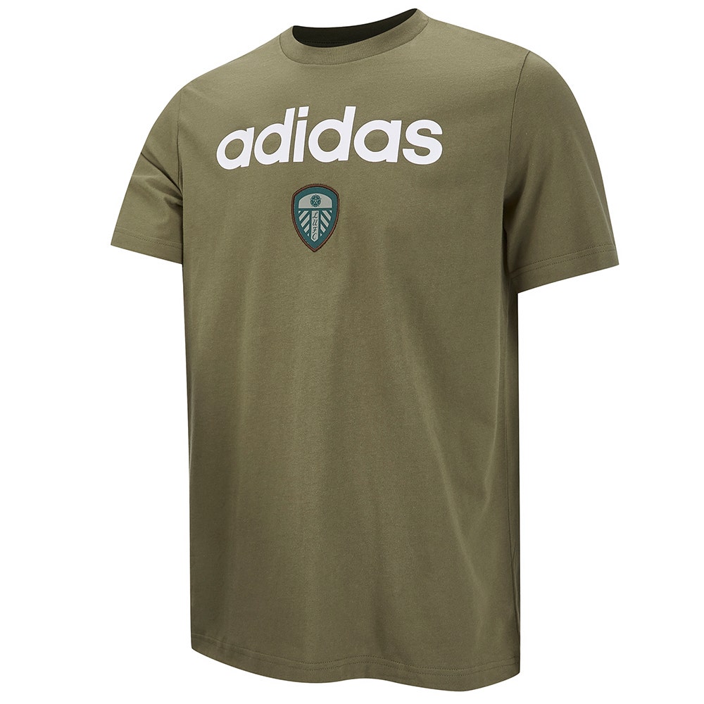 ADIDAS ESSENTIAL LINEAR T SHIRT Leeds United FC Official Retail Website