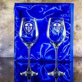 LEEDS CRYSTAL YEAR GOBLETS