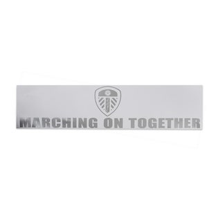 MARCHING ON TOGETHER WINDOW STICKER
